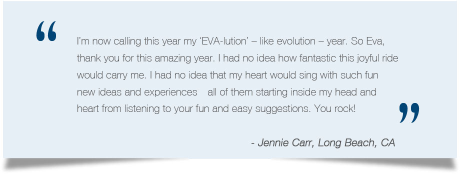 Testimonial by Jennie Carr about Eva Gregory